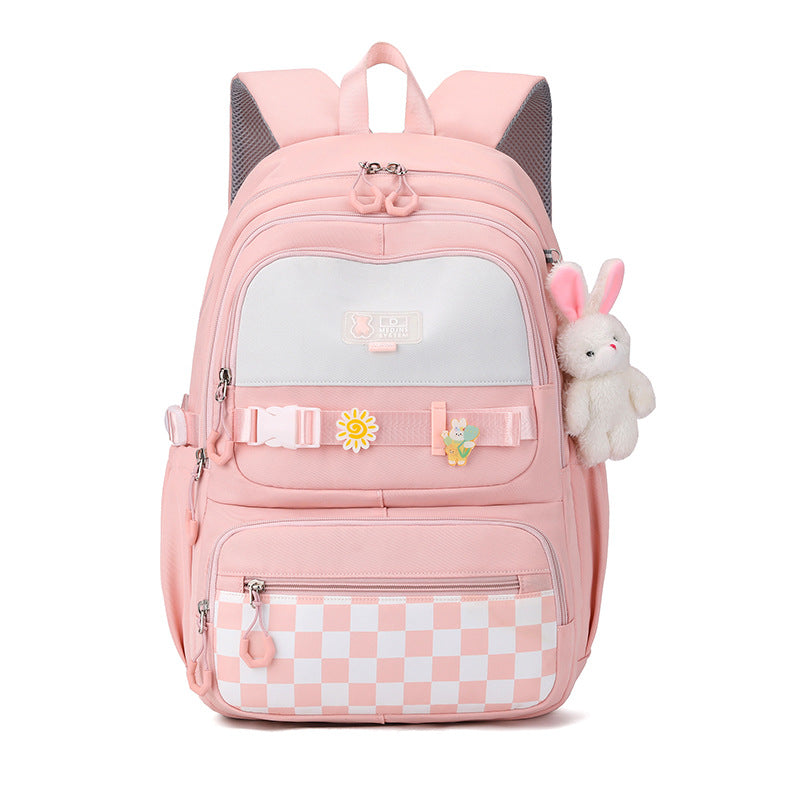 High School Student Burden Reduction Spine Protection Large Capacity Simple Backpack