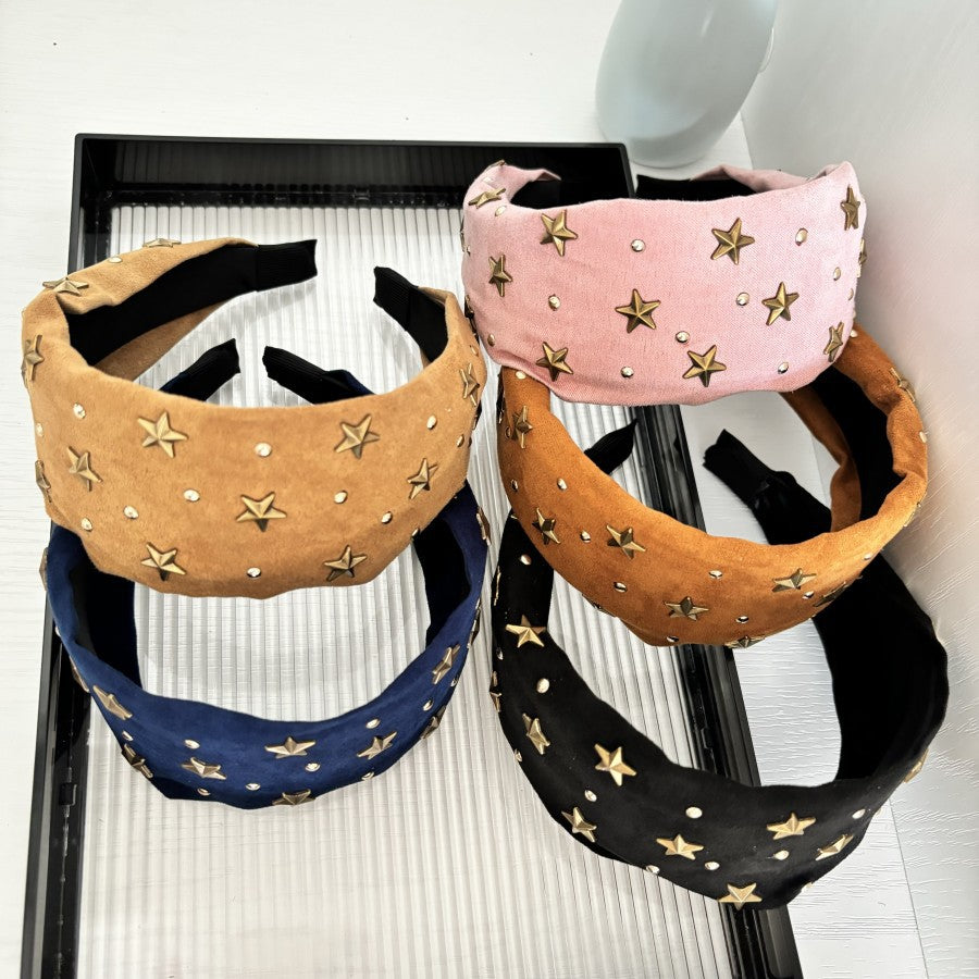 New Headband Female XINGX Rivet Headband Simple All-match