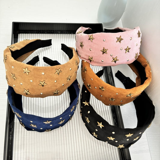 New Headband Female XINGX Rivet Headband Simple All-match