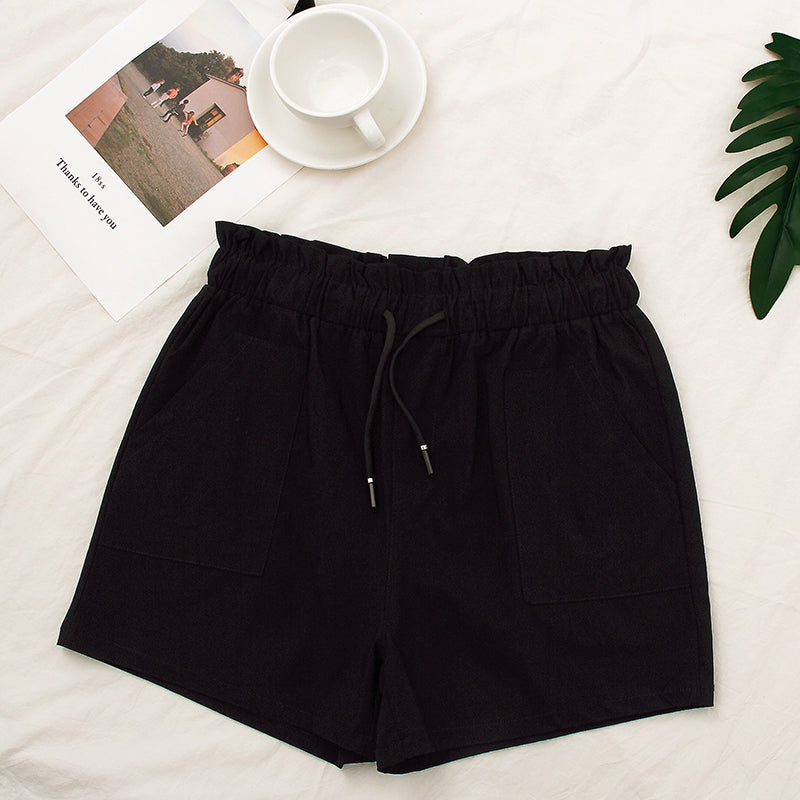 Women's loose high waist shorts