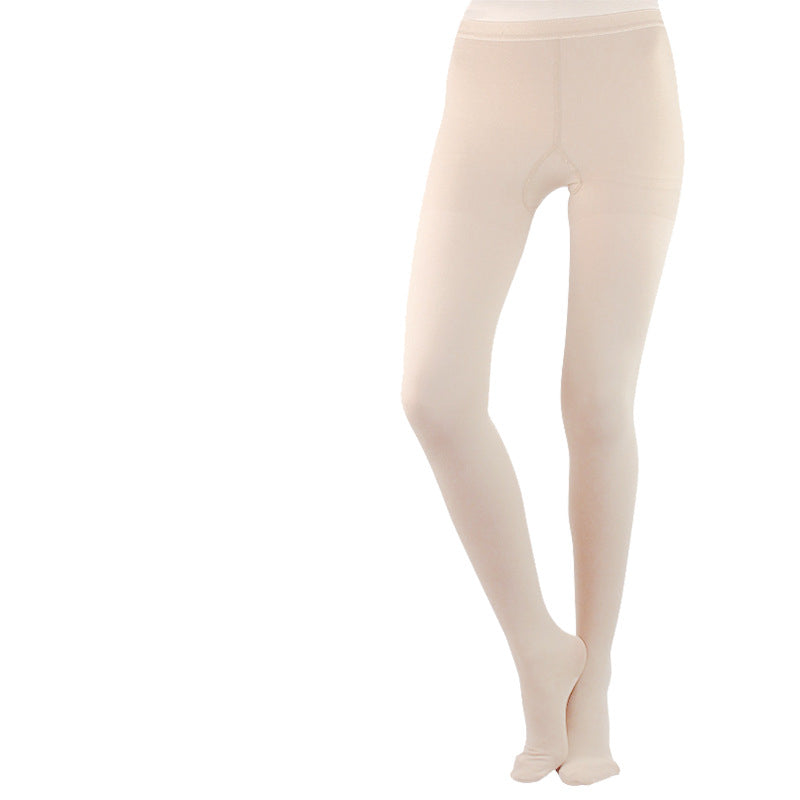 Mid-Cut Romper With Covered  Toe Compression Socks