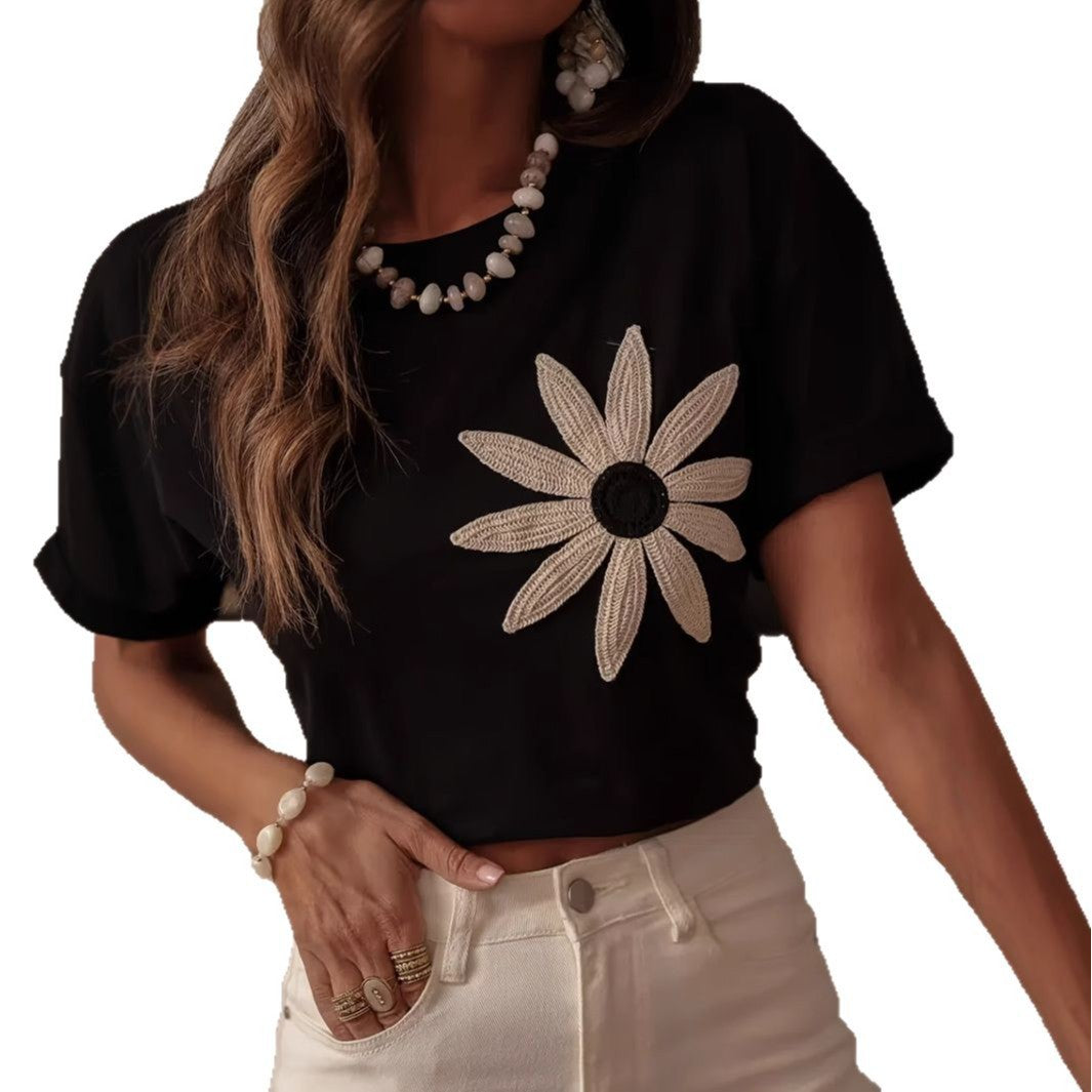 Breathable Crew-neck Short-sleeve T-shirt