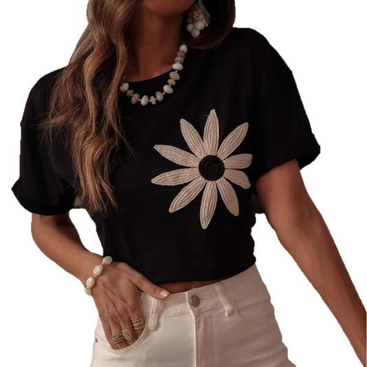 Breathable Crew-neck Short-sleeve T-shirt