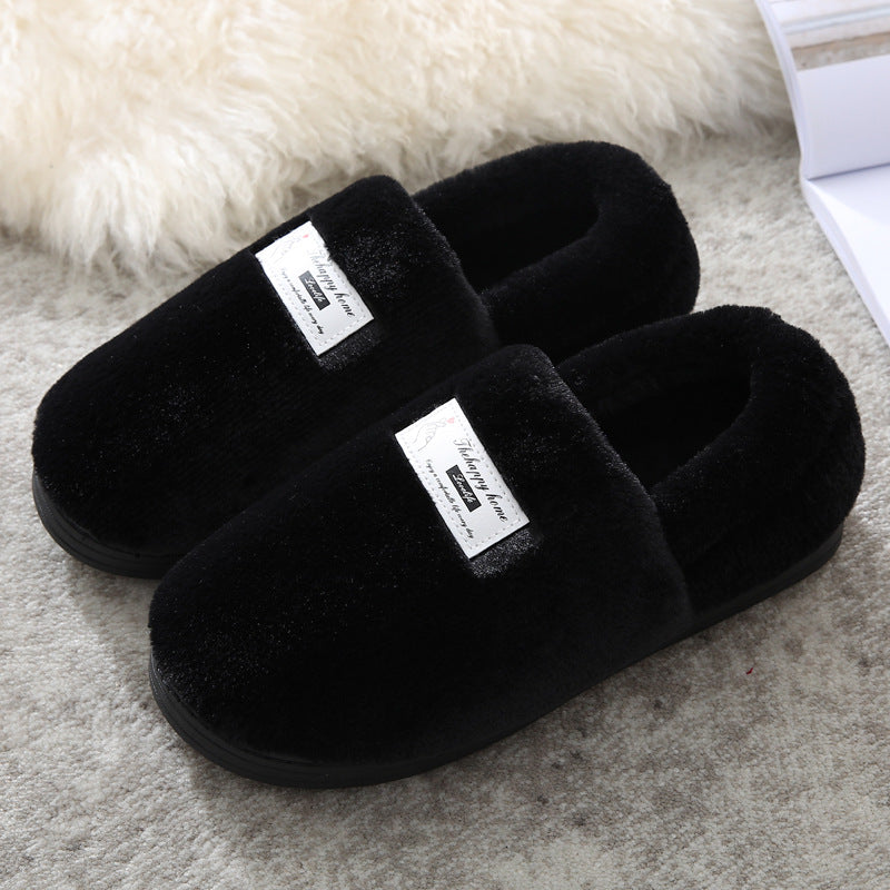 Bag heel cotton slippers