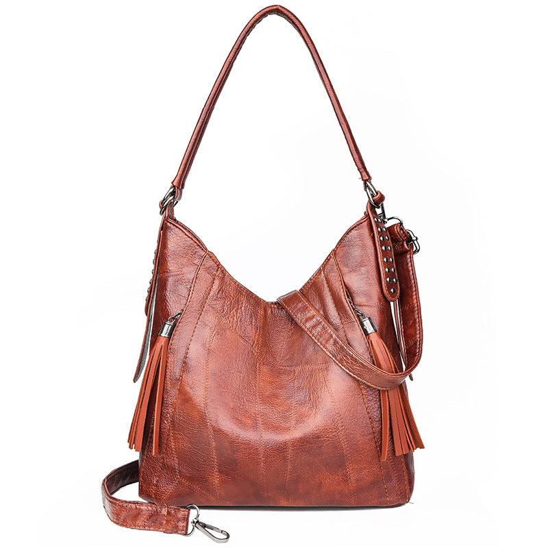 Handbag Large Capacity Mother Bag Pu Leather