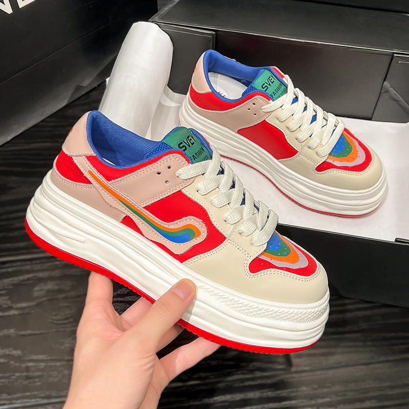 Women's Casual Sneakers Platform Height Increasing Insole
