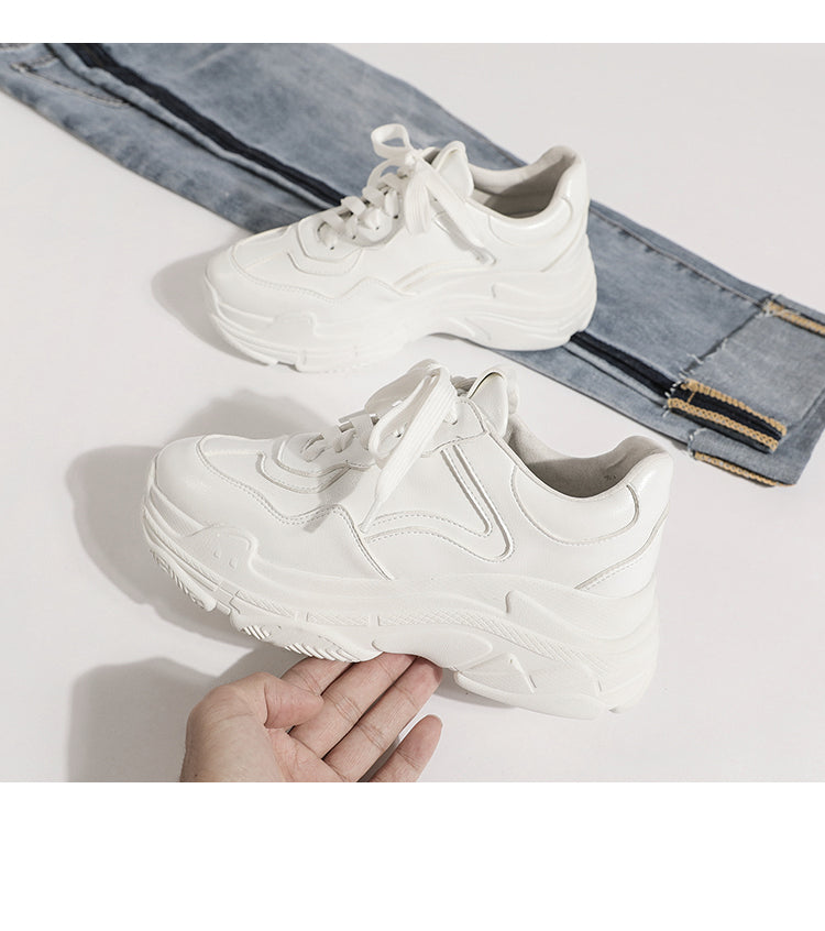New super fire mesh breathable ins small white shoes