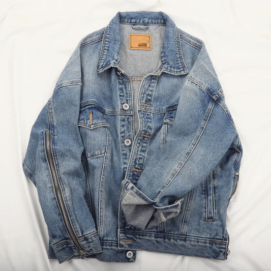 Herre Loose Plus Size All Match Cowboyjakke