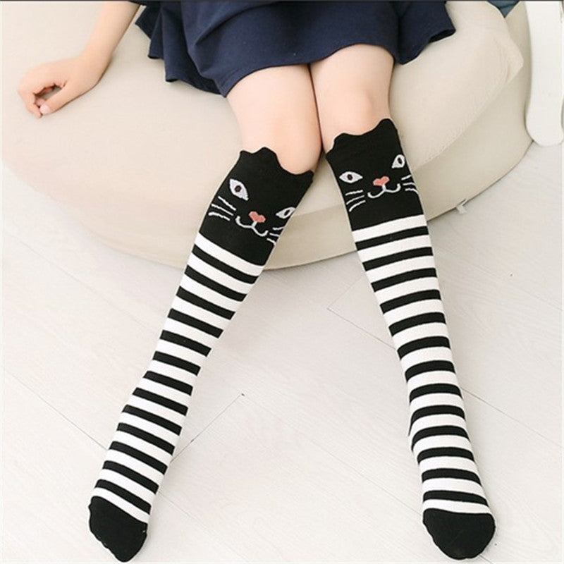 Children's Straight Tube Socks Over The Knee Stockings