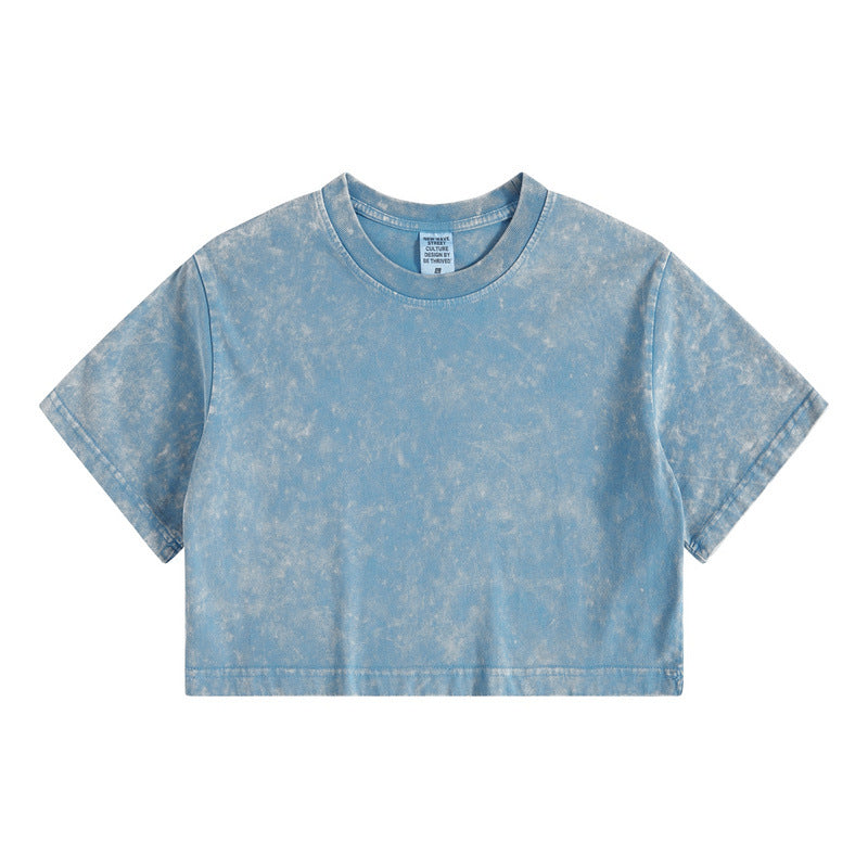 Women's Half Body T-Shirt Hip-hop Navel Sports Short Sleeves