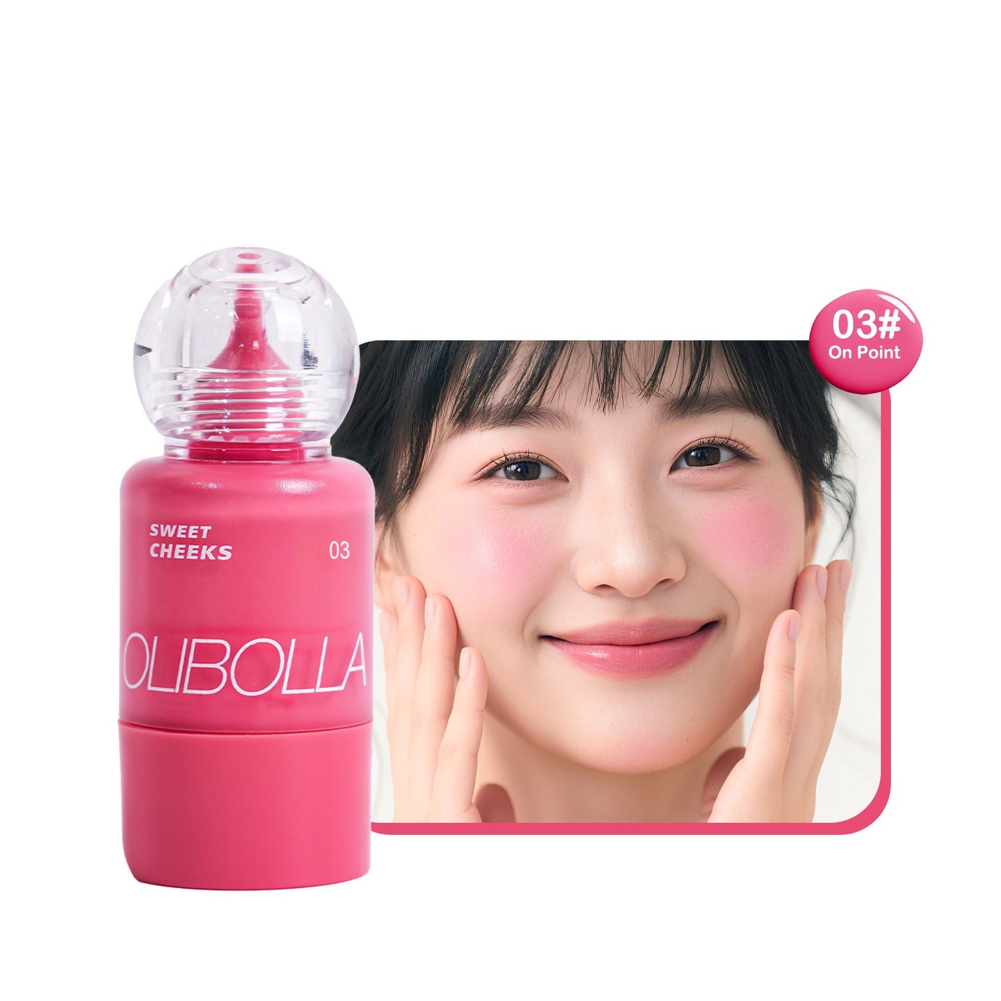 Small Feeding Bottle Press Blush Water Light Liquid