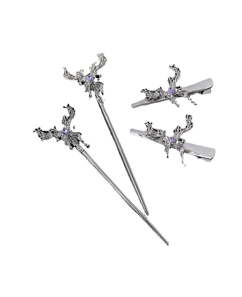 The Antique Design Of Liquid Butterfly Hairpins Is Irregular