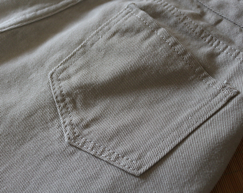 High waist harem denim trousers