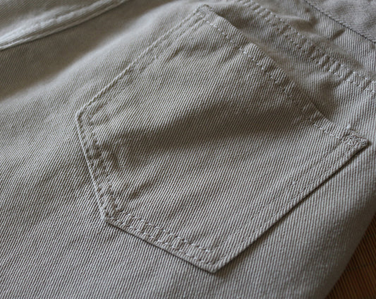 High waist harem denim trousers