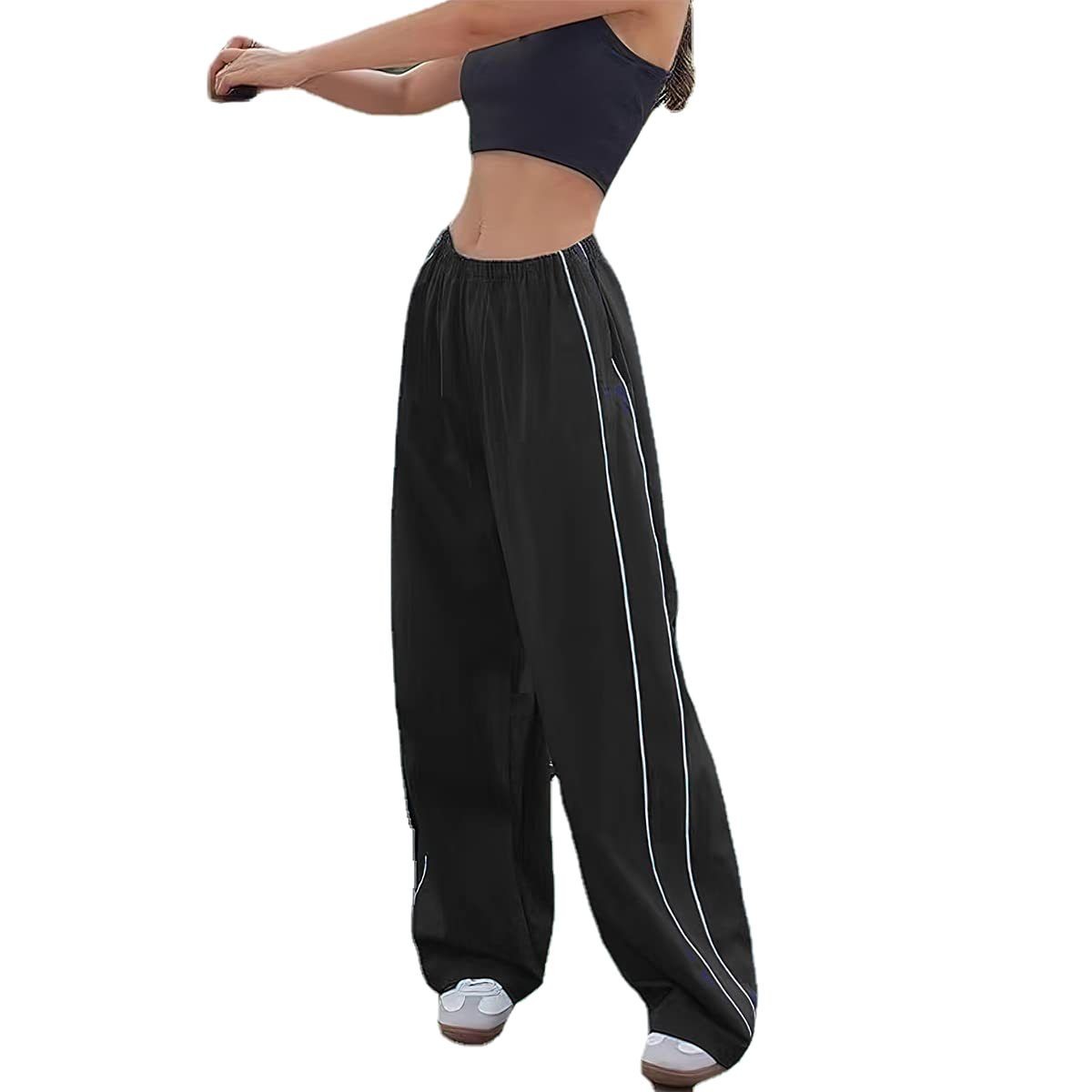 New Stylish Casual Wide-leg Pants With Drawstrings On Both Sides