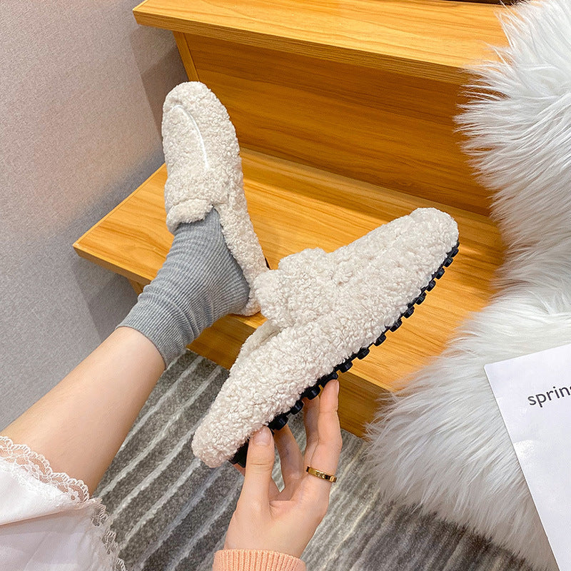 Velvet Padded Warm Plus Size Women's Shoes
