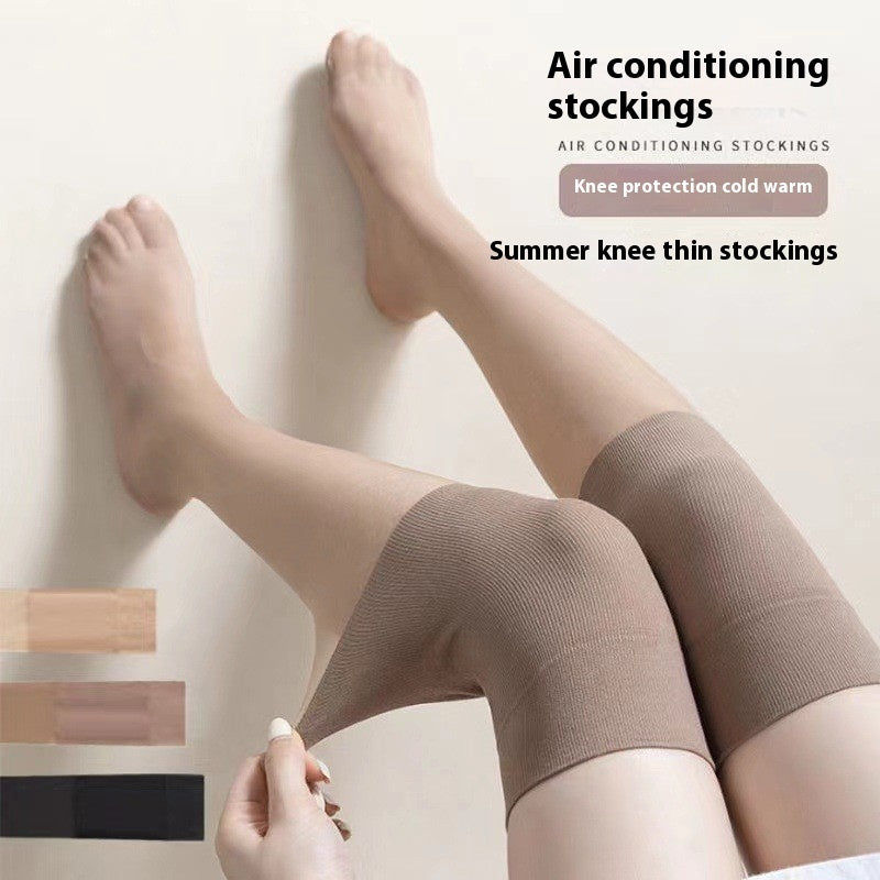 Forår og sommer tynde aircondition knæstrømper strømper kvinder anti-snagging holdbare