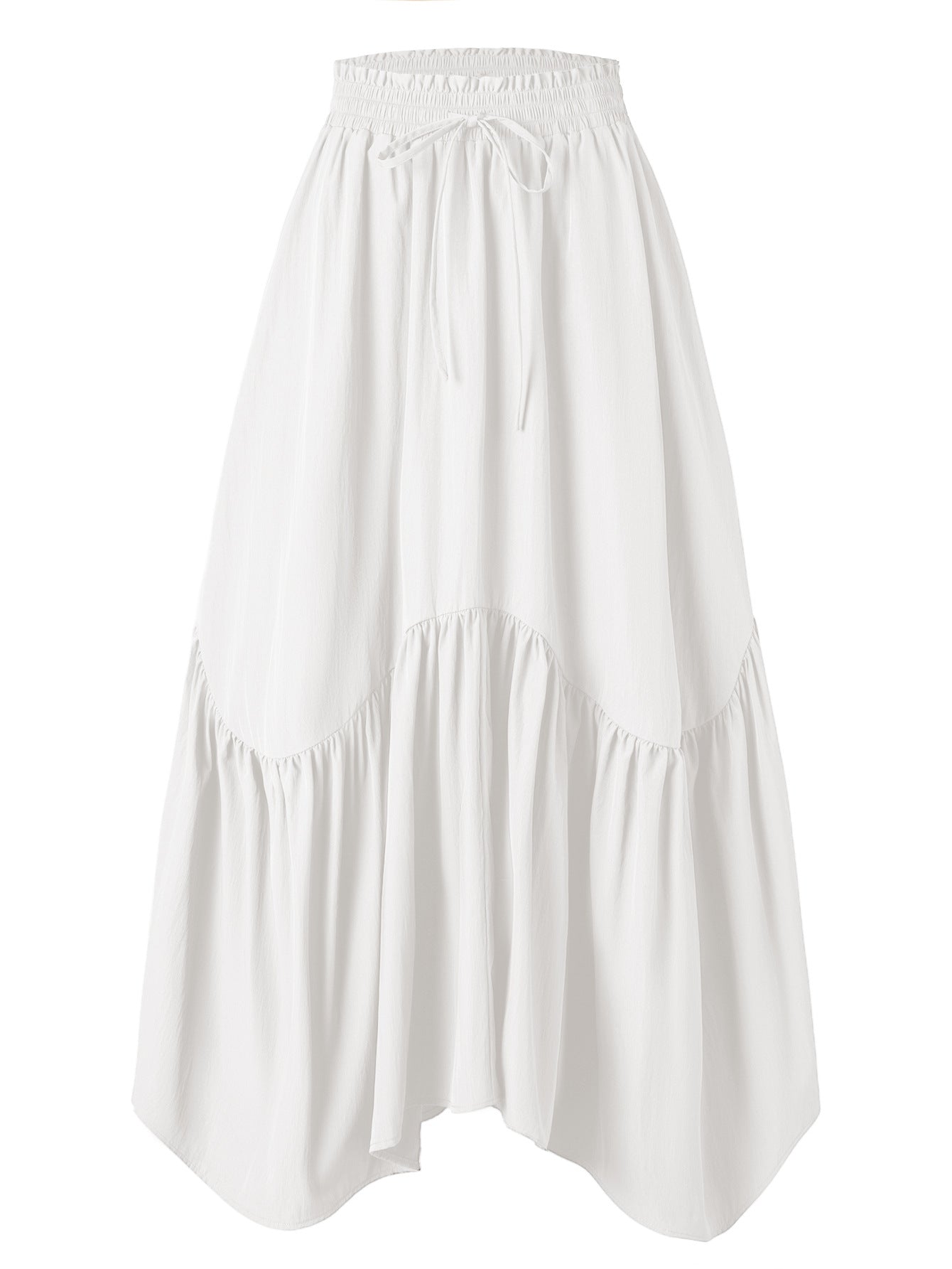 High-waisted Elasticated Maxi Skirt Retro Long Dress