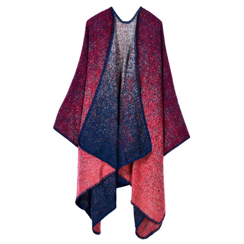 Plaid lady travel shawl imitation cashmere scarf