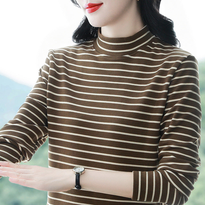 Women's AutumnWinter New Inner-Layer Warm Long-Sleeve Top