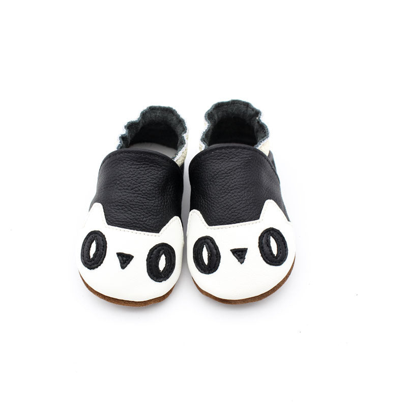 Baby's Cow Hide Shoes Soft Bottom Toddler