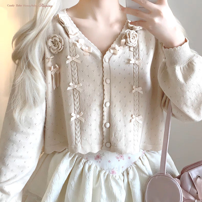 Single-breasted Cardigan Shawl Knitted Coat