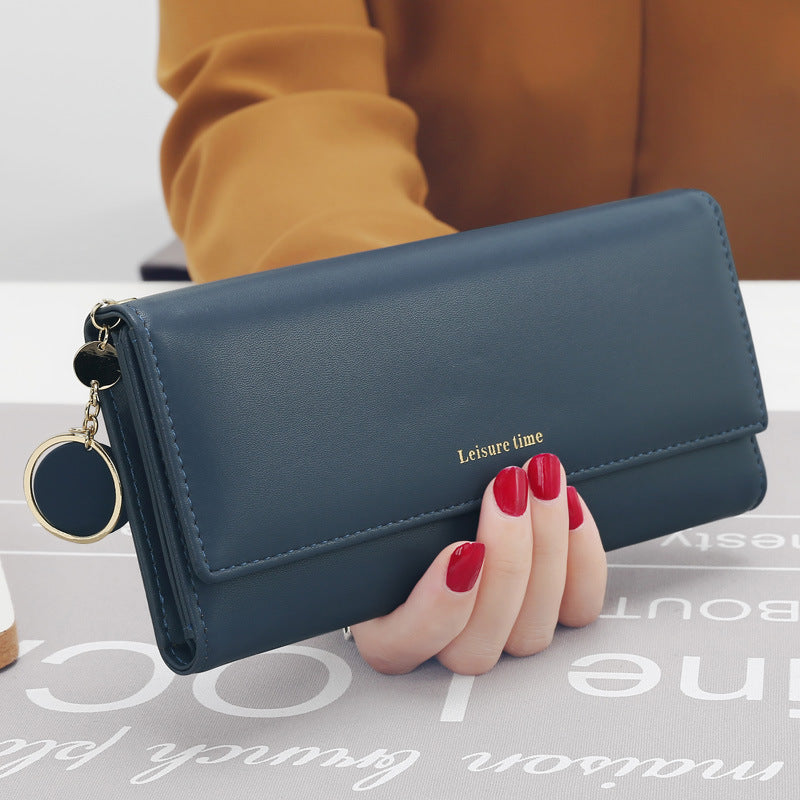 Lady holding wallet