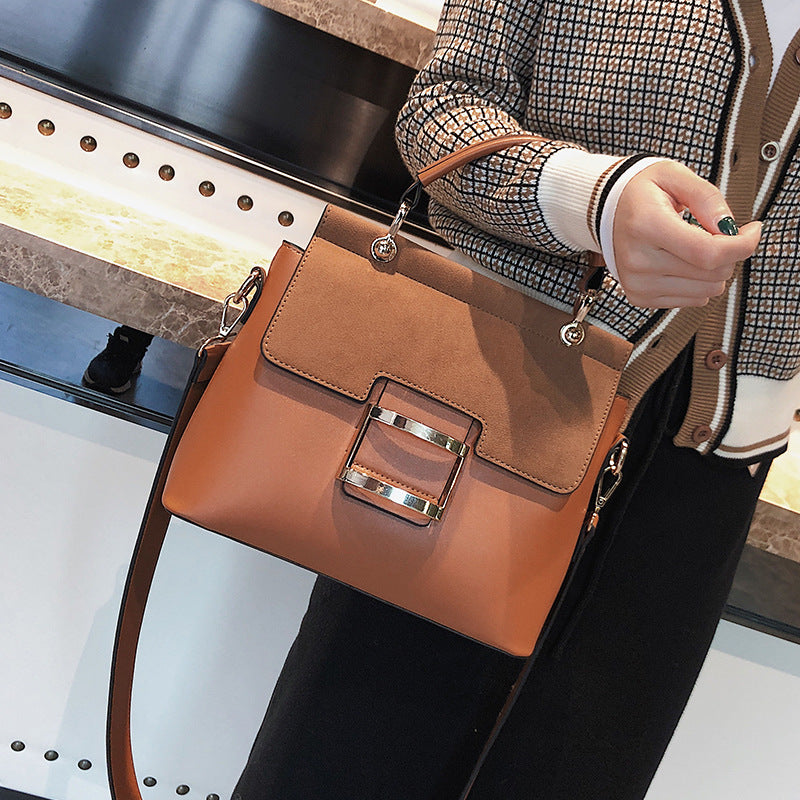 Winter New Korean Version Ofjoker Air Portable Fashion Large Capacity Sanded Women's Bag Crossbody Bag