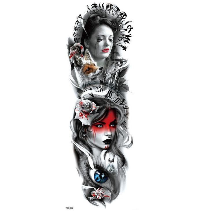 Full arm full arm waterproof tattoo sticker