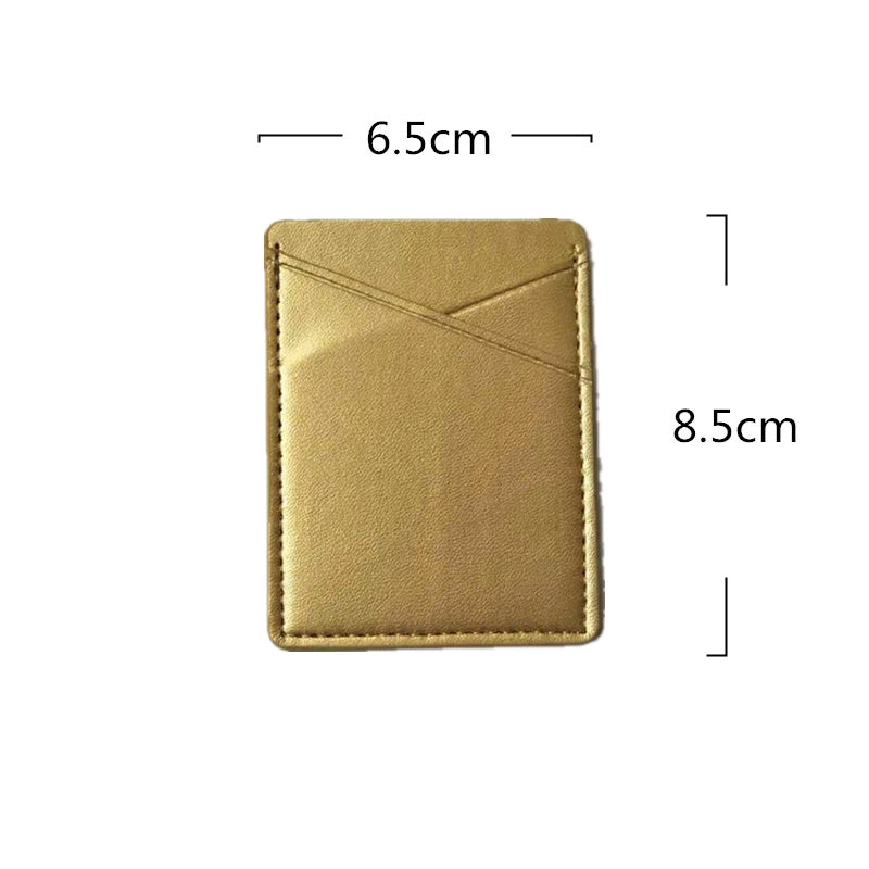 Paste leather card holder
