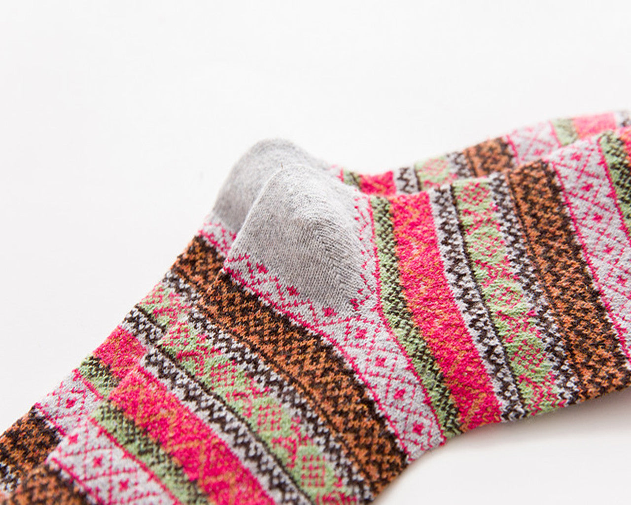 Autumn and Winter Retro National Style Wool Warm Socks