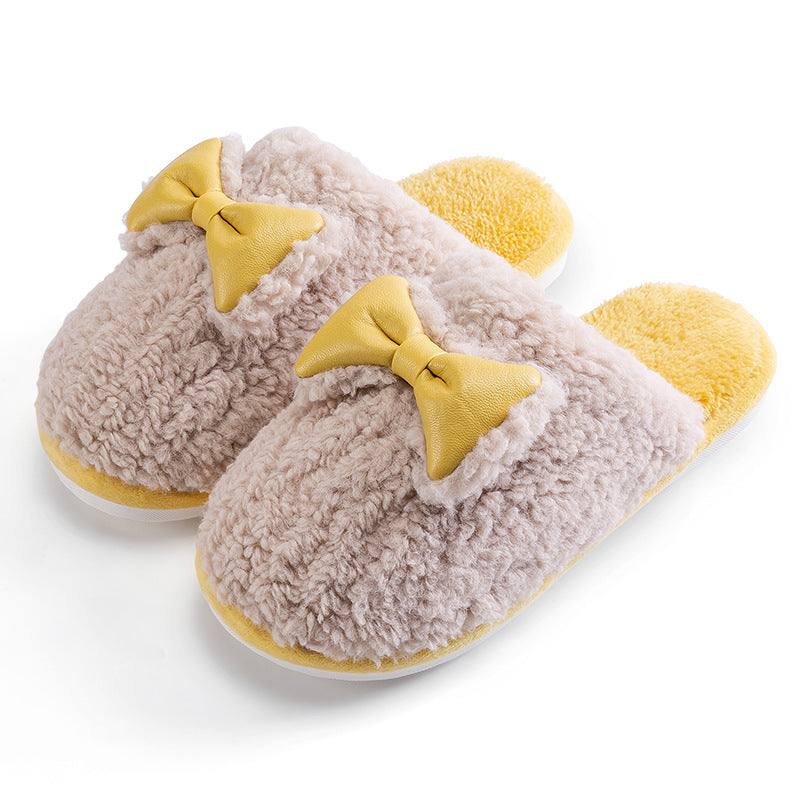 Cotton slippers for indoor moonwood floor