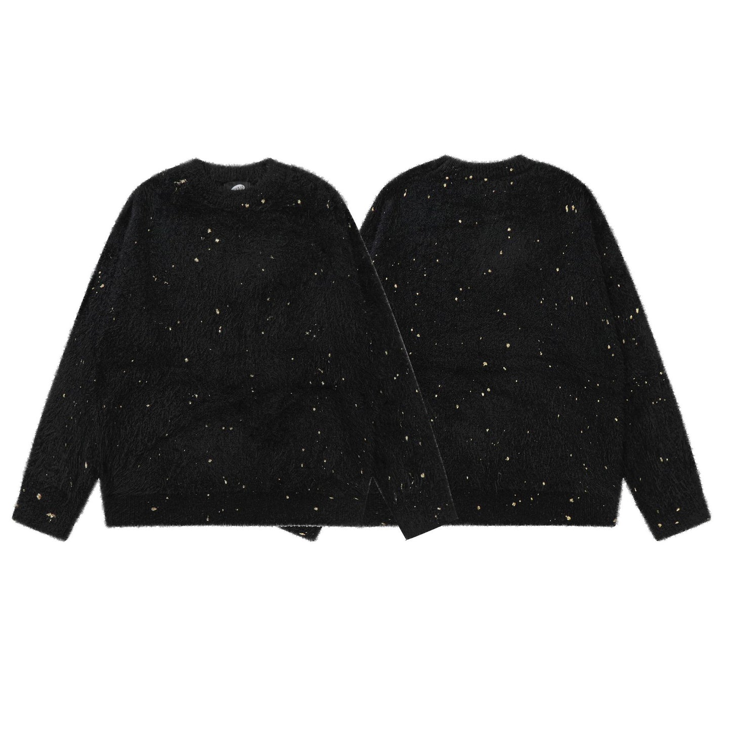 Rundhalset Sweater Til Mænd Og Kvinder Efterår Og Vinter