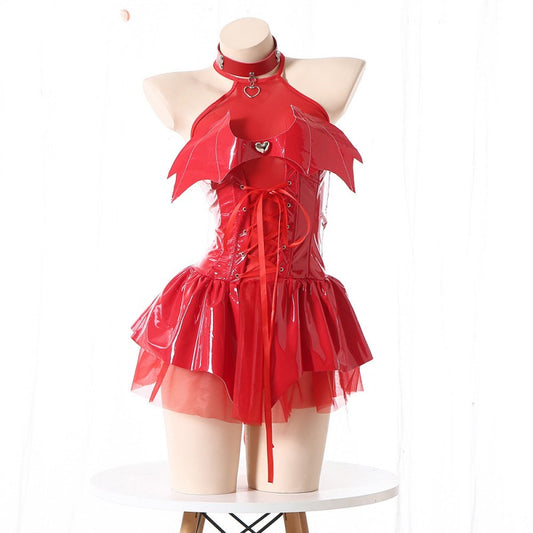 Two-dimensional Clothing Little Devil See-through Skirt