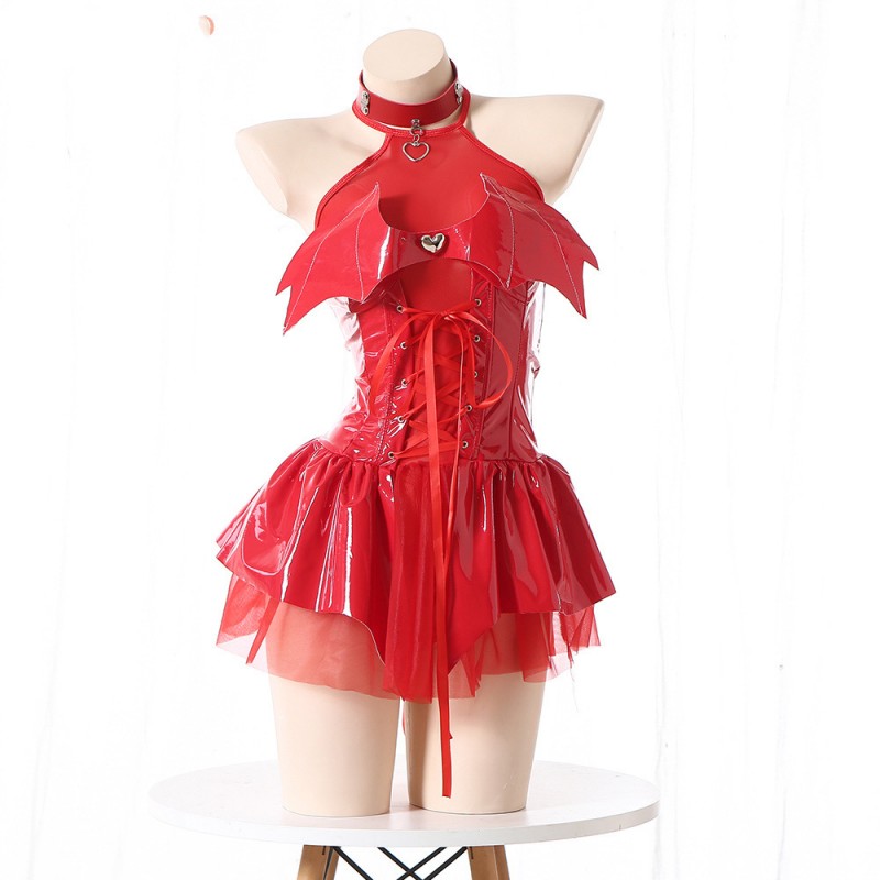 Two-dimensional Clothing Little Devil See-through Skirt