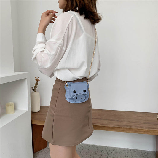 Crossbody Bag Personalized Piggy Chain Shoulder Bag