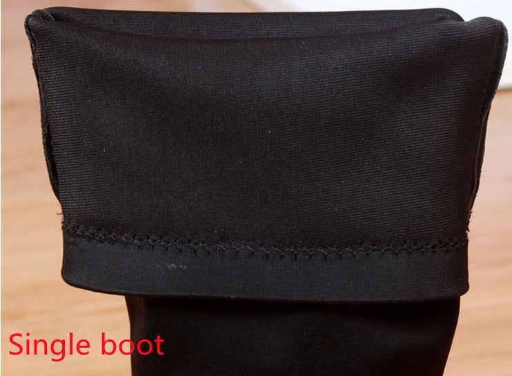Stretch Fabric Single High Tube Autumn And Winter Girls Boots