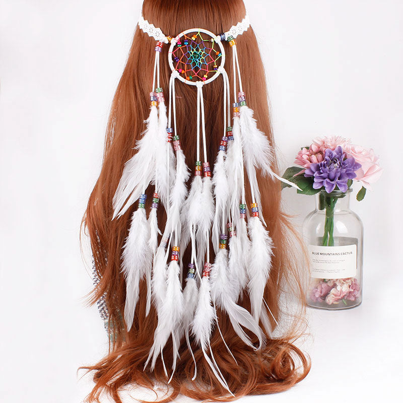 Explosive Dream Catcher Feather Hairband