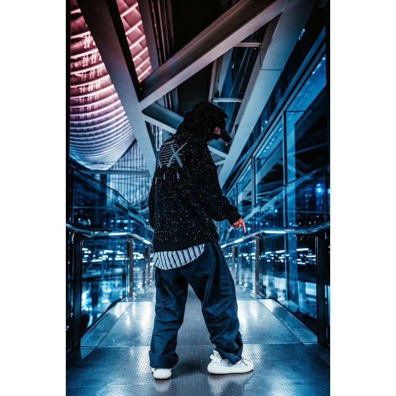 Gypsophila reflective hoodie