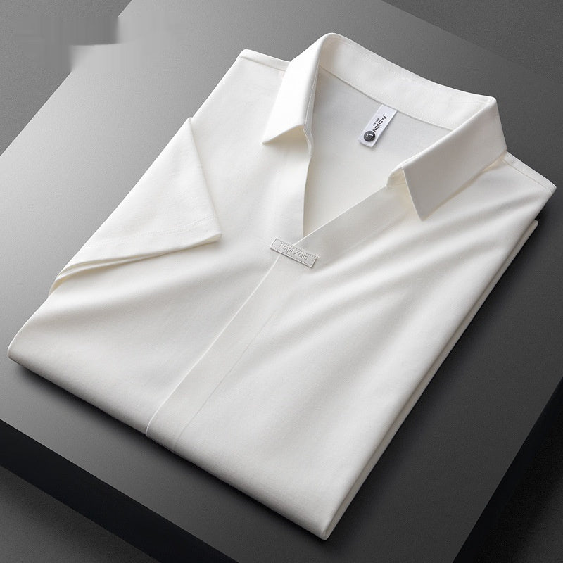 Men's Lapel Polo Short-sleeved T-shirt