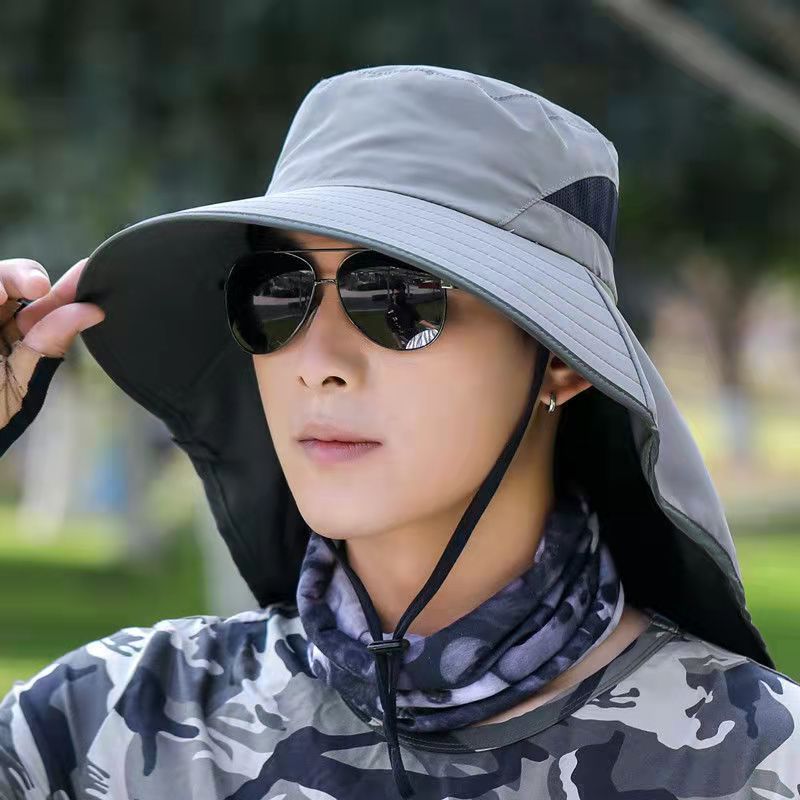 Outdoor UV Protection Fisherman  Sunscreen Hat Cover Face