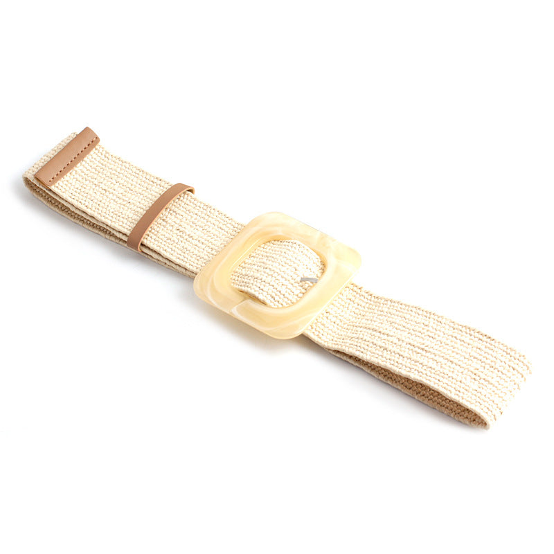 All-match stretch pants belt