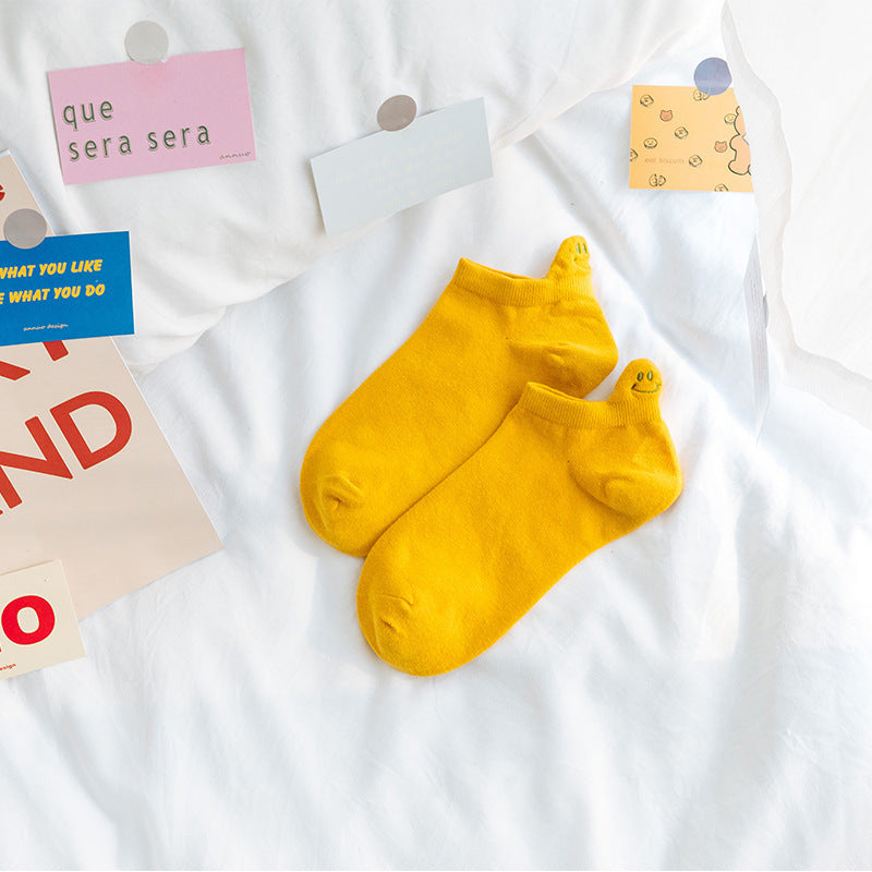 Women's embroidered ear socks