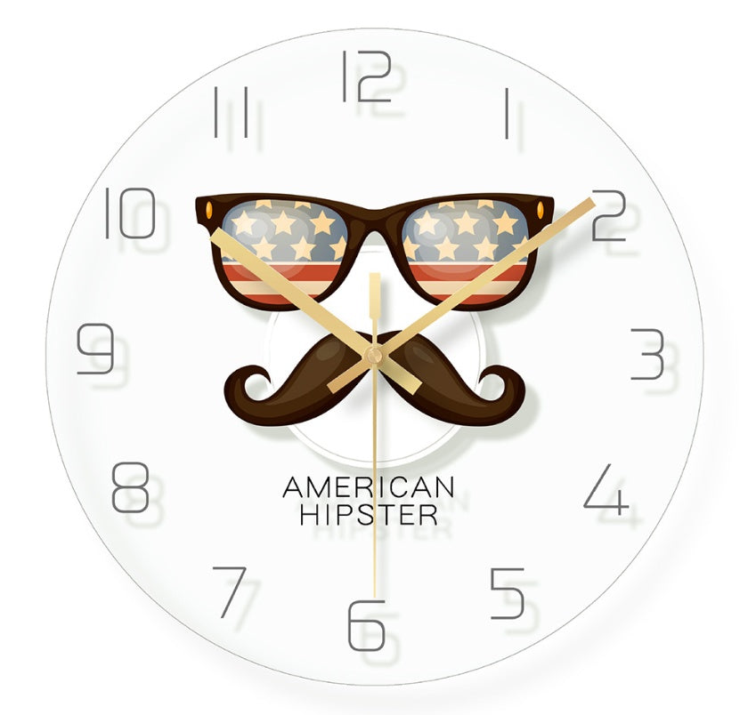 Bedroom Room Cartoon Wall Clock