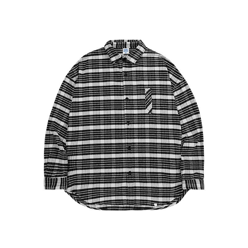 Men's Heavy Striped Long Sleeved Shirt