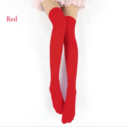 Japanese non-slip velvet over knee socks stockings