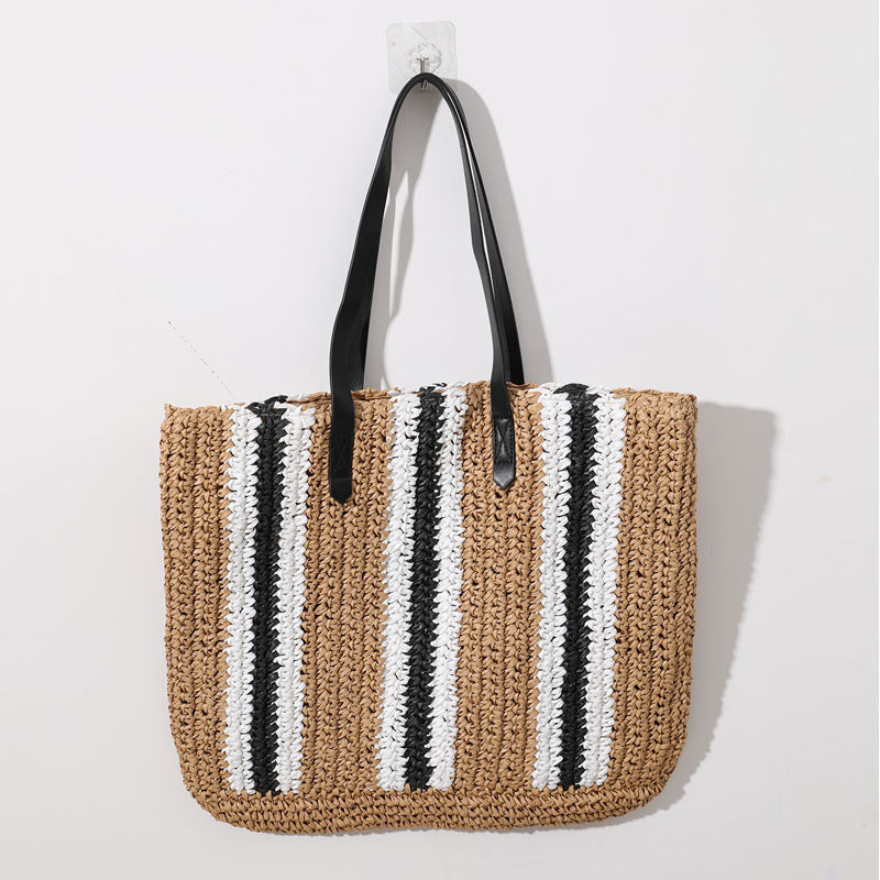 Single Shoulder Large Capacity Hand Woven Bag