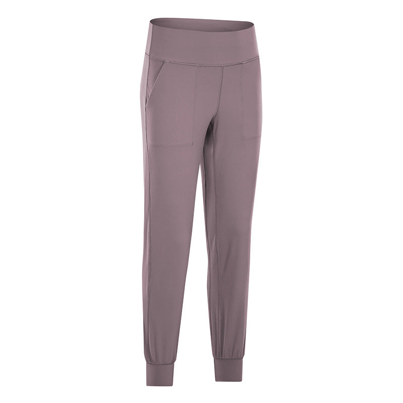 Meryl Light Slim Fit Ankle Sports Pants Straight Yoga Pants