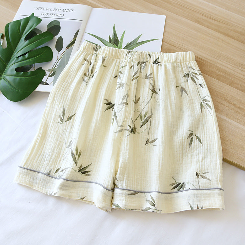 Women's Summer Thin Cropped Loose And Sweet Home Pants