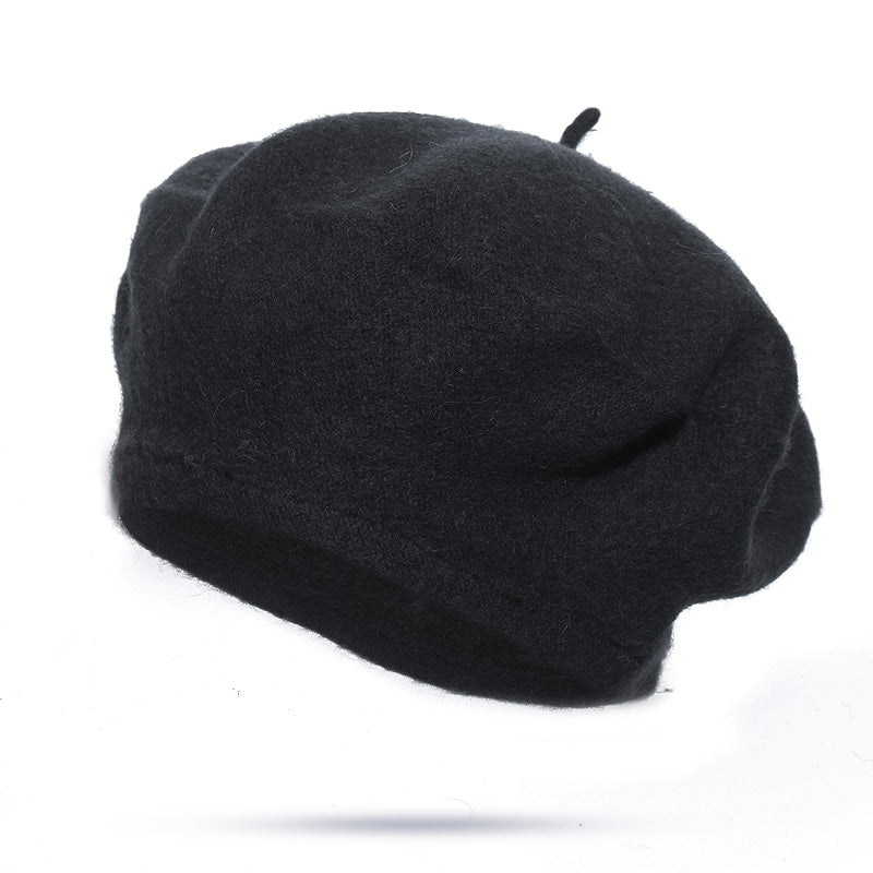 Wool Beret Vintage Woolen Painter Hat